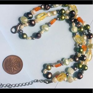 REDUCED😍Triple strand freshwater pearl bracelet.